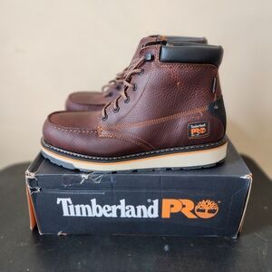 Timberland PRO Brown Leather Work Boots